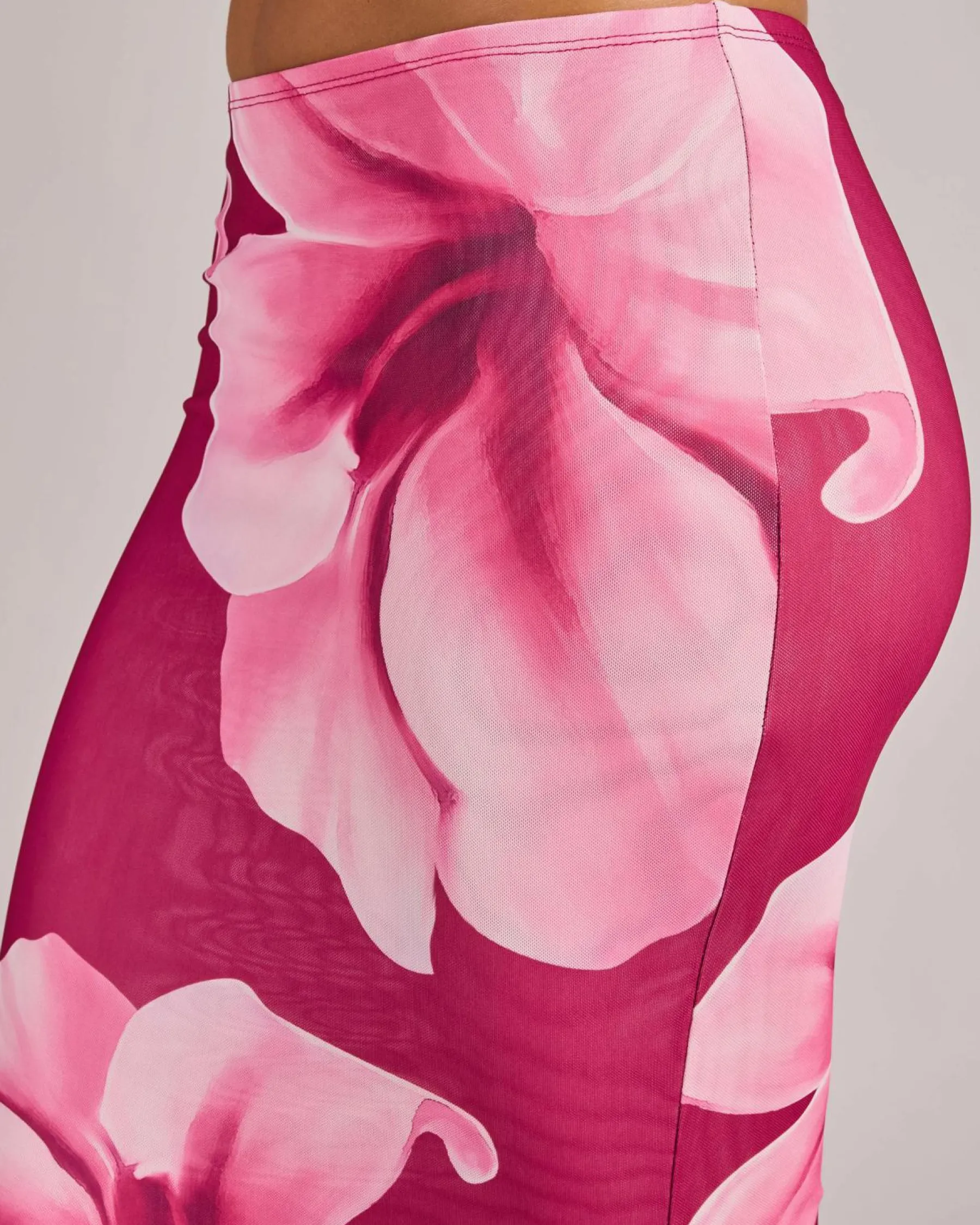 Bottoms*Ava And Ever Alani Maxi Skirt Pink/pink Floral