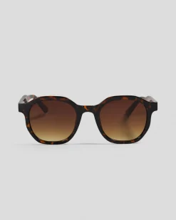 Sunglasses*Indie Eyewear Albany Sunglasses Tort/gd Brown