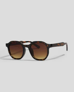 Sunglasses*Indie Eyewear Albany Sunglasses Tort/gd Brown