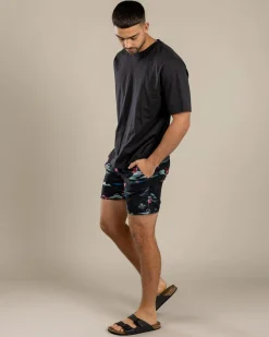 Shorts & Bottoms*Skylark Alcove Elastic Waist Board Shorts Black