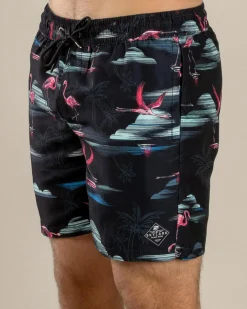 Shorts & Bottoms*Skylark Alcove Elastic Waist Board Shorts Black