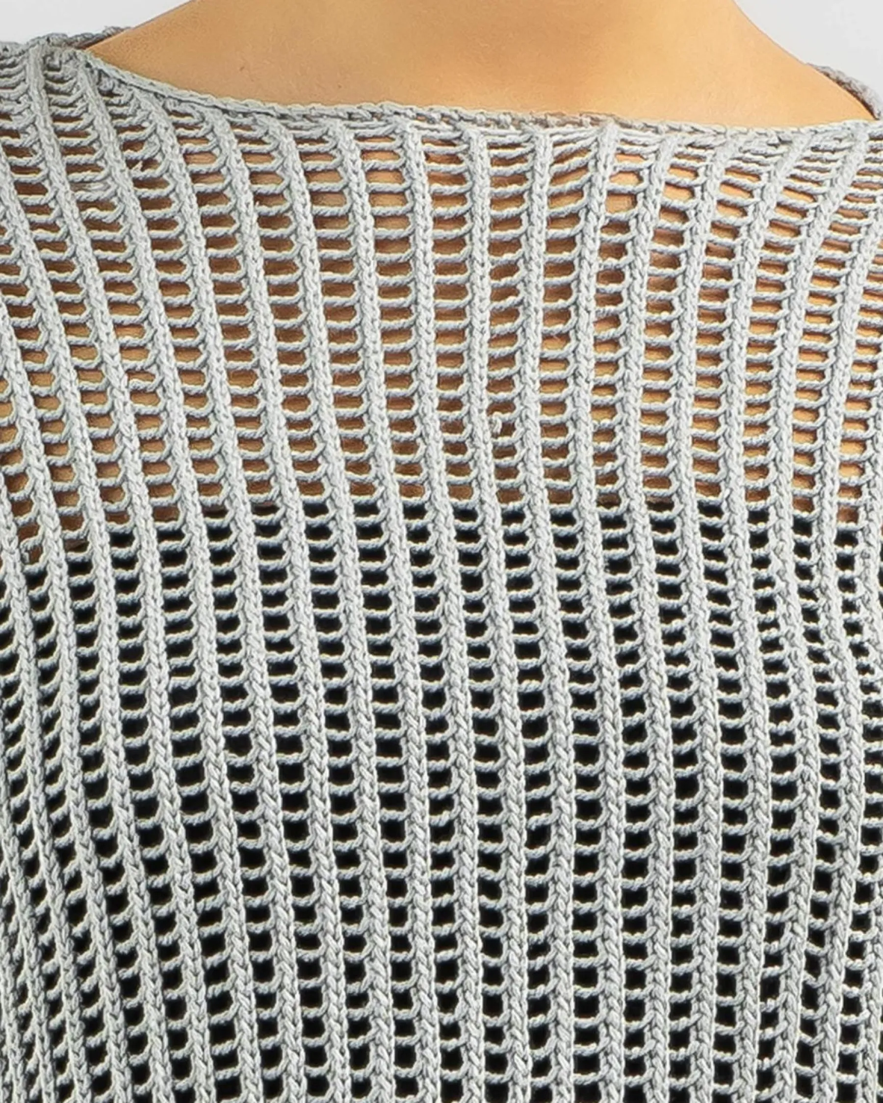 Tops*Ava And Ever Alexa Crochet Long Sleeve Top Cement