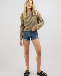 Best Alexa Crochet Long Sleeve Top Women Tops