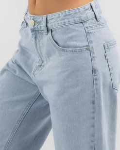 Denim|Bottoms*DESU Alice Straight Leg Jeans Light Blue