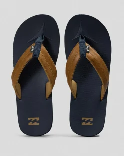 Flip Flops & Sandals*Billabong All Day Impact Thongs Navy/tan
