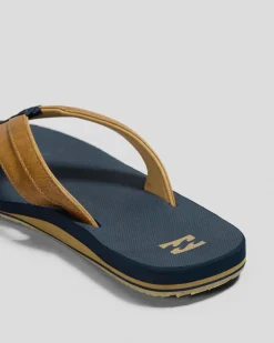 Flip Flops & Sandals*Billabong All Day Impact Thongs Navy/tan