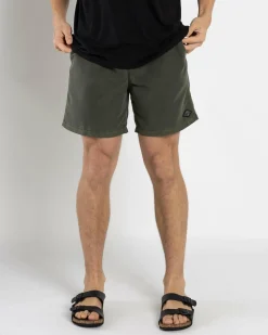 Board Shorts|Shorts & Bottoms*Billabong All Day Overdye Layback Board Shorts Dark Military