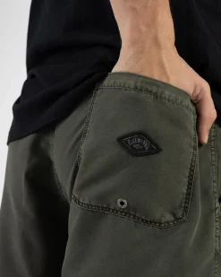 Board Shorts|Shorts & Bottoms*Billabong All Day Overdye Layback Board Shorts Dark Military
