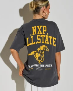 Hot All State Box Fit T-Shirt Women Tops