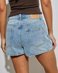 Bottoms*DESU Allegra Denim Skort Blasted Garage Blue