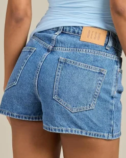 Bottoms*DESU Allegra Denim Skort Dark Blue
