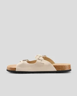 New Allie Plait Slide Sandals Women Sandals