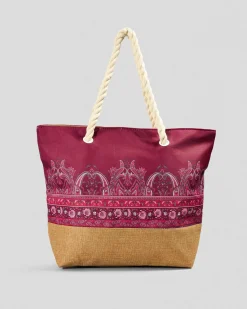 Beach Accessories|Bags*Mooloola Almia Beach Bag Berry