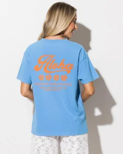 Clearance Aloha Relaxed T-Shirt Women Tops