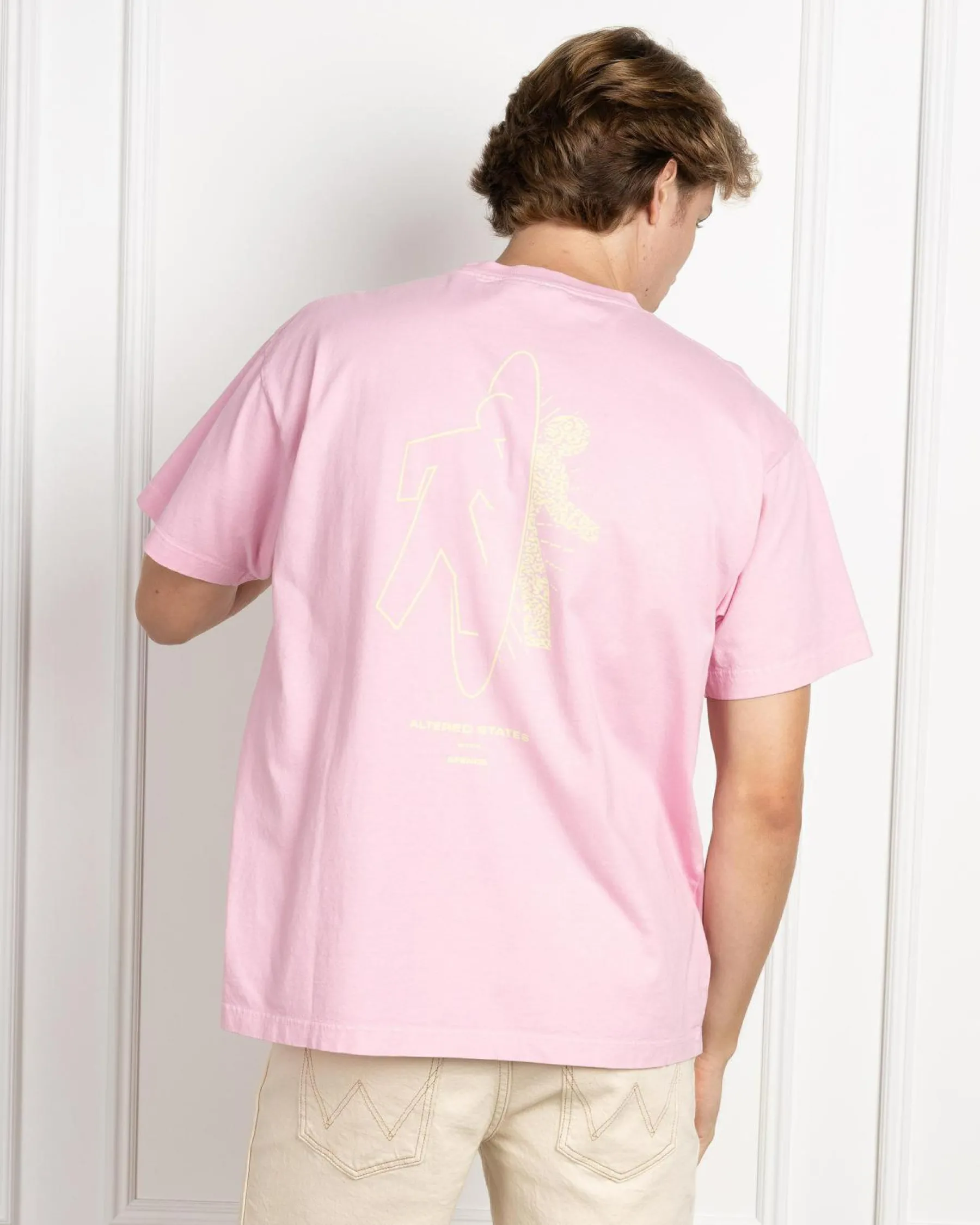 Tops & T-Shirts*Afends Altered Heavy Weight T-Shirt Vintage Pink