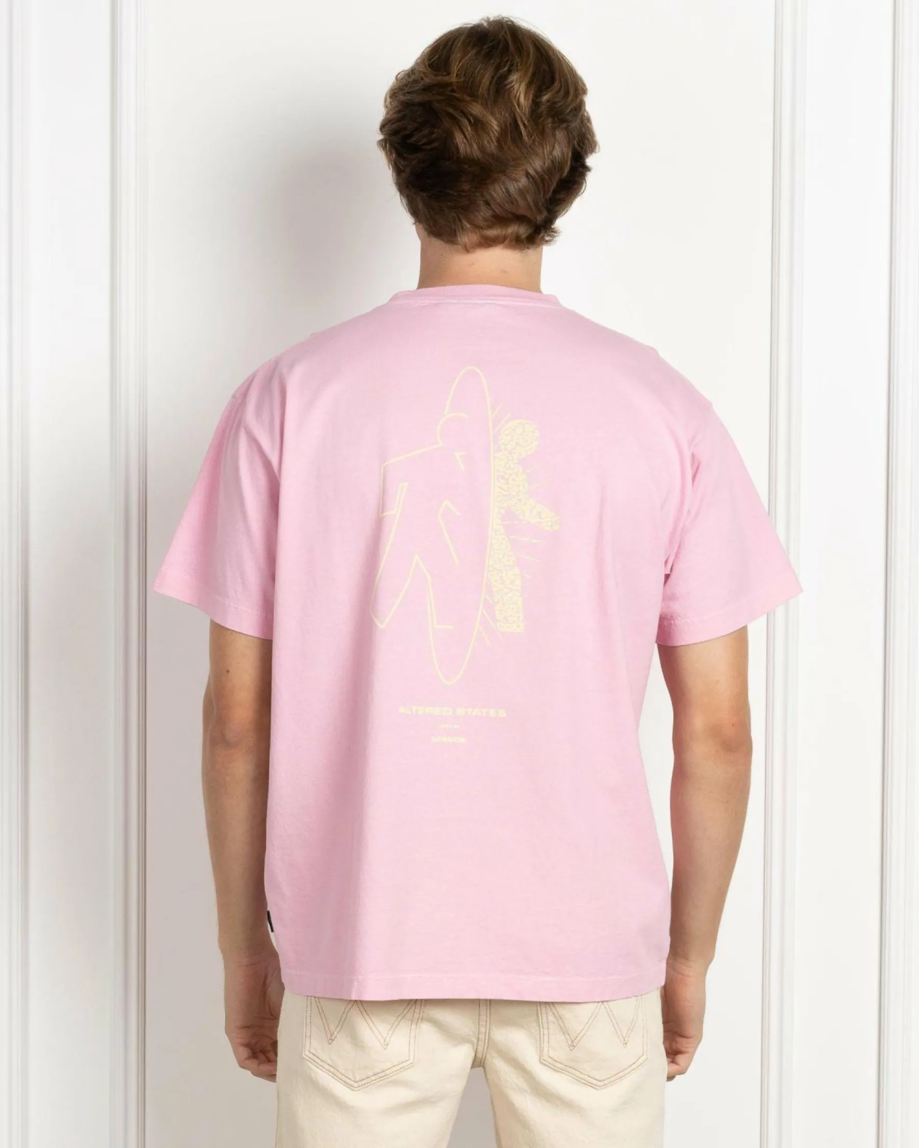 Tops & T-Shirts*Afends Altered Heavy Weight T-Shirt Vintage Pink