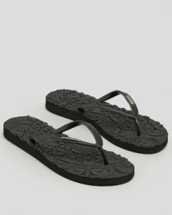 Flip Flops*Billabong Always Daisy Thongs Black