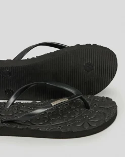 Flip Flops*Billabong Always Daisy Thongs Black