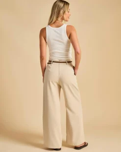 Bottoms*Winnie & Co Amara Pants Beige