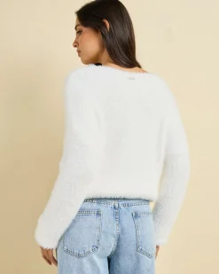 Hot Amara V Neck Knit Jumper Women Knitwear|Jumpers & Hoodies