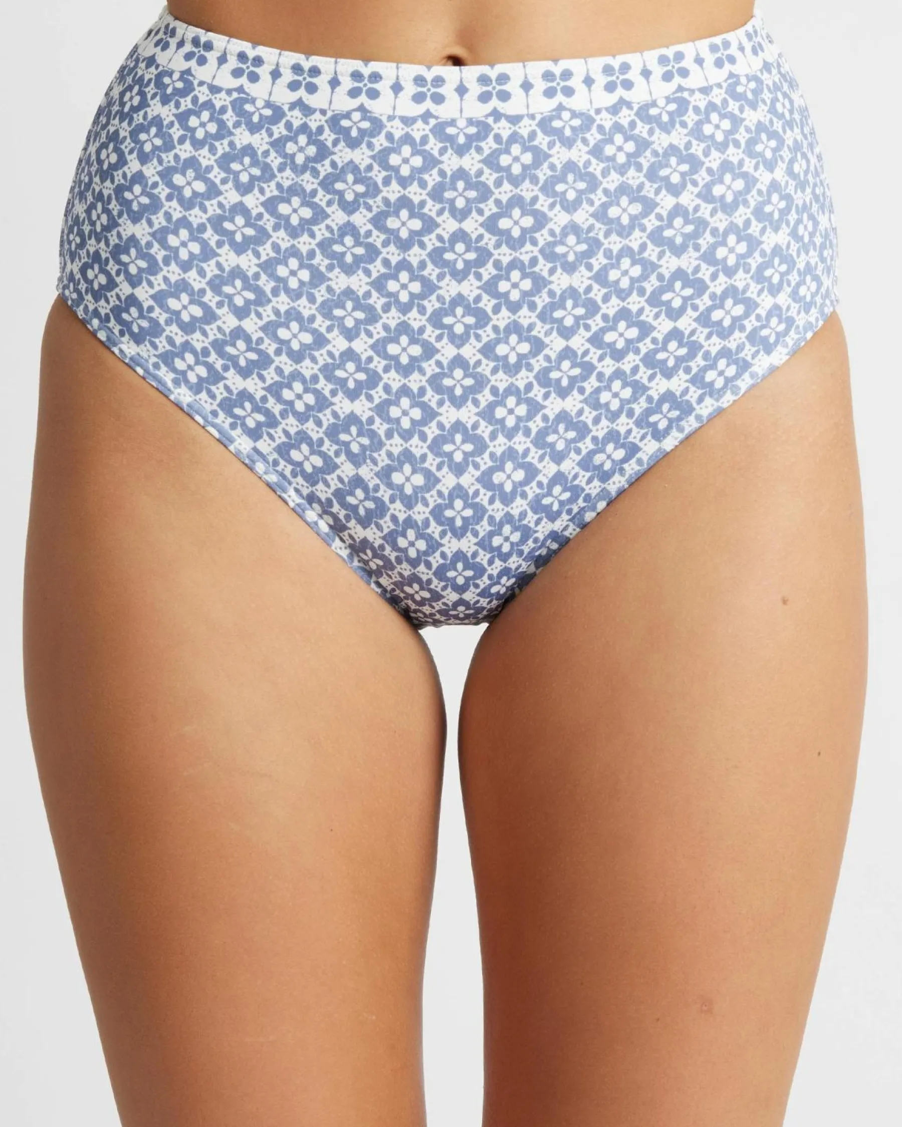 Bikinis*Roxy Amber High Waisted Bikini Bottom Cloud Dancer Never Bored Swim