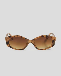 Sunglasses*Indie Eyewear Amber Sunglasses Milky Tort/gd Brown