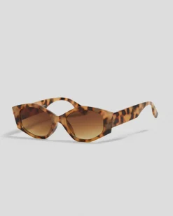 Sunglasses*Indie Eyewear Amber Sunglasses Milky Tort/gd Brown