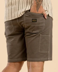 Denim|Shorts & Bottoms*RVCA Americana Carpenter Shorts Mushroom