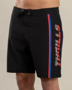 Board Shorts|Shorts & Bottoms*Thrills Anarchy In Paradise Board Shorts Black