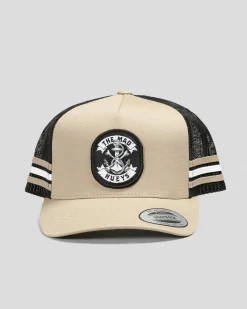 Best Anchor Bones Twill Trucker Cap Headwear