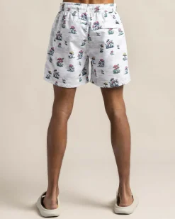 Shorts & Bottoms*Lucid Animate Elastic Waist Shorts White
