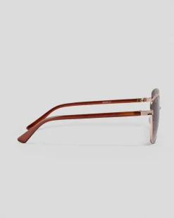 Sunglasses*Indie Eyewear Anna Sunglasses Gold/gd Brn
