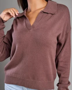 Outlet Anthea Polo Collar Knit Jumper Women Jumpers & Hoodies|Knitwear
