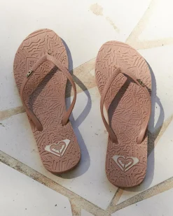 Flip Flops*Roxy Antilles II Thongs Taupe