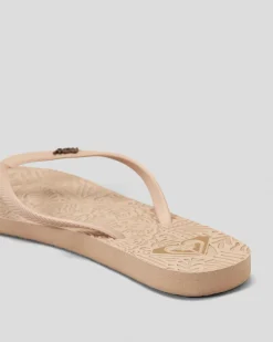 Flip Flops*Roxy Antilles II Thongs Taupe