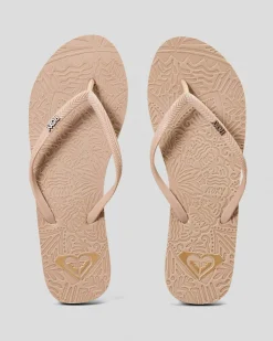Flip Flops*Roxy Antilles II Thongs Taupe