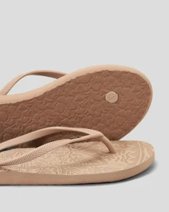 Flip Flops*Roxy Antilles II Thongs Taupe