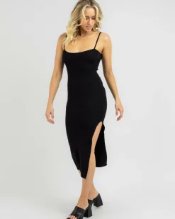 Dresses*Ava And Ever Anton Midi Dress Black