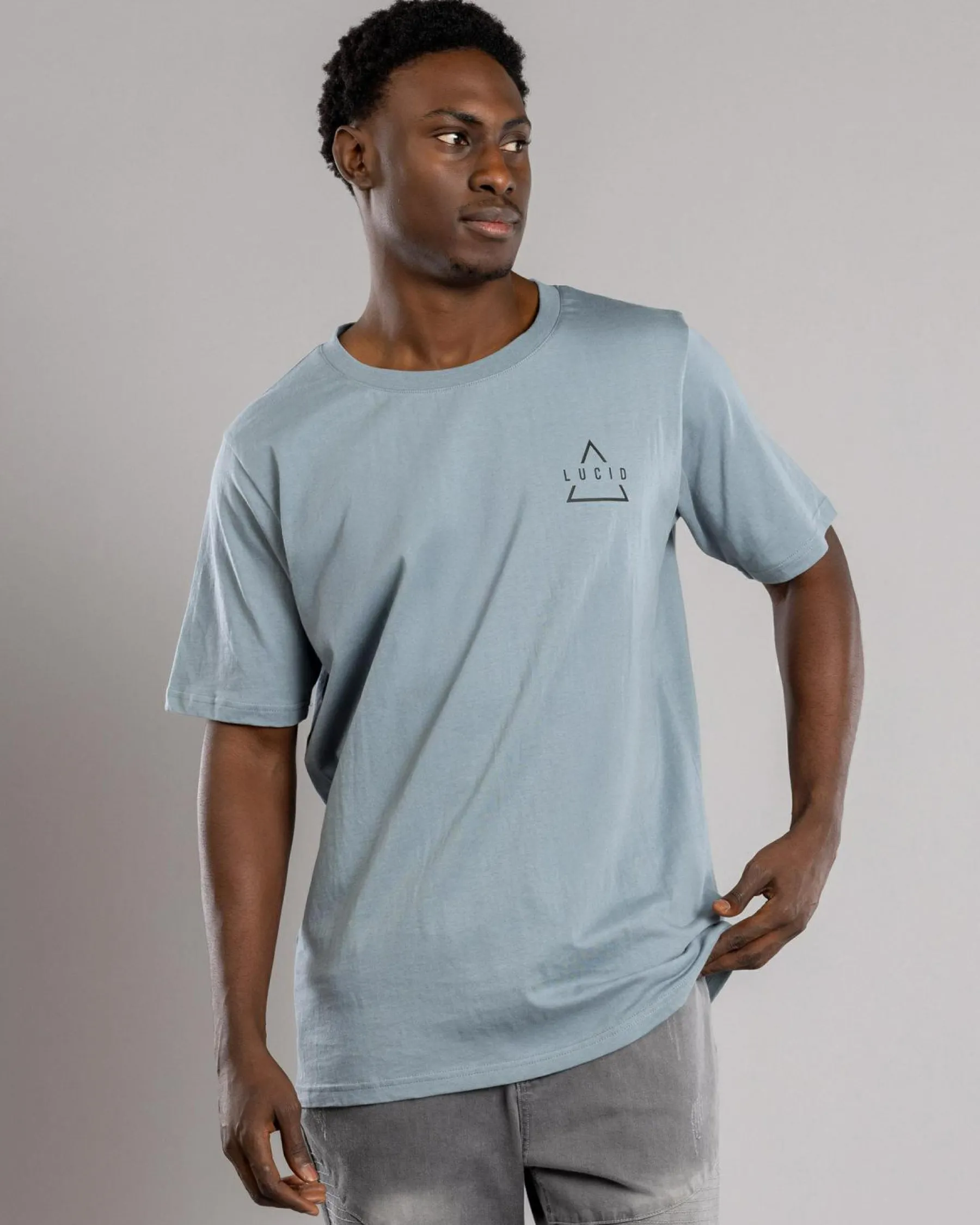 Tops & T-Shirts*Lucid Aperture T-Shirt Mineral Blue