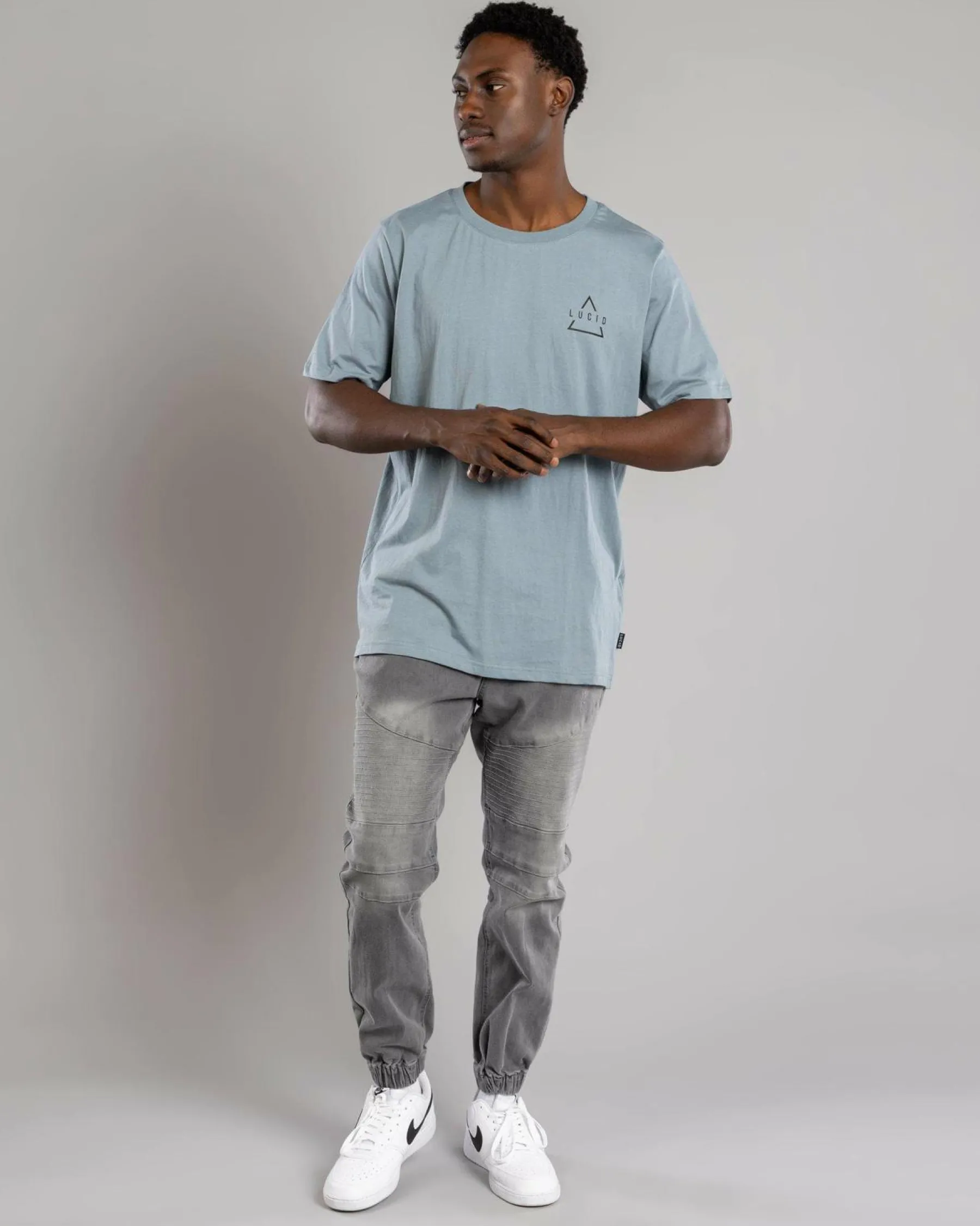 Tops & T-Shirts*Lucid Aperture T-Shirt Mineral Blue