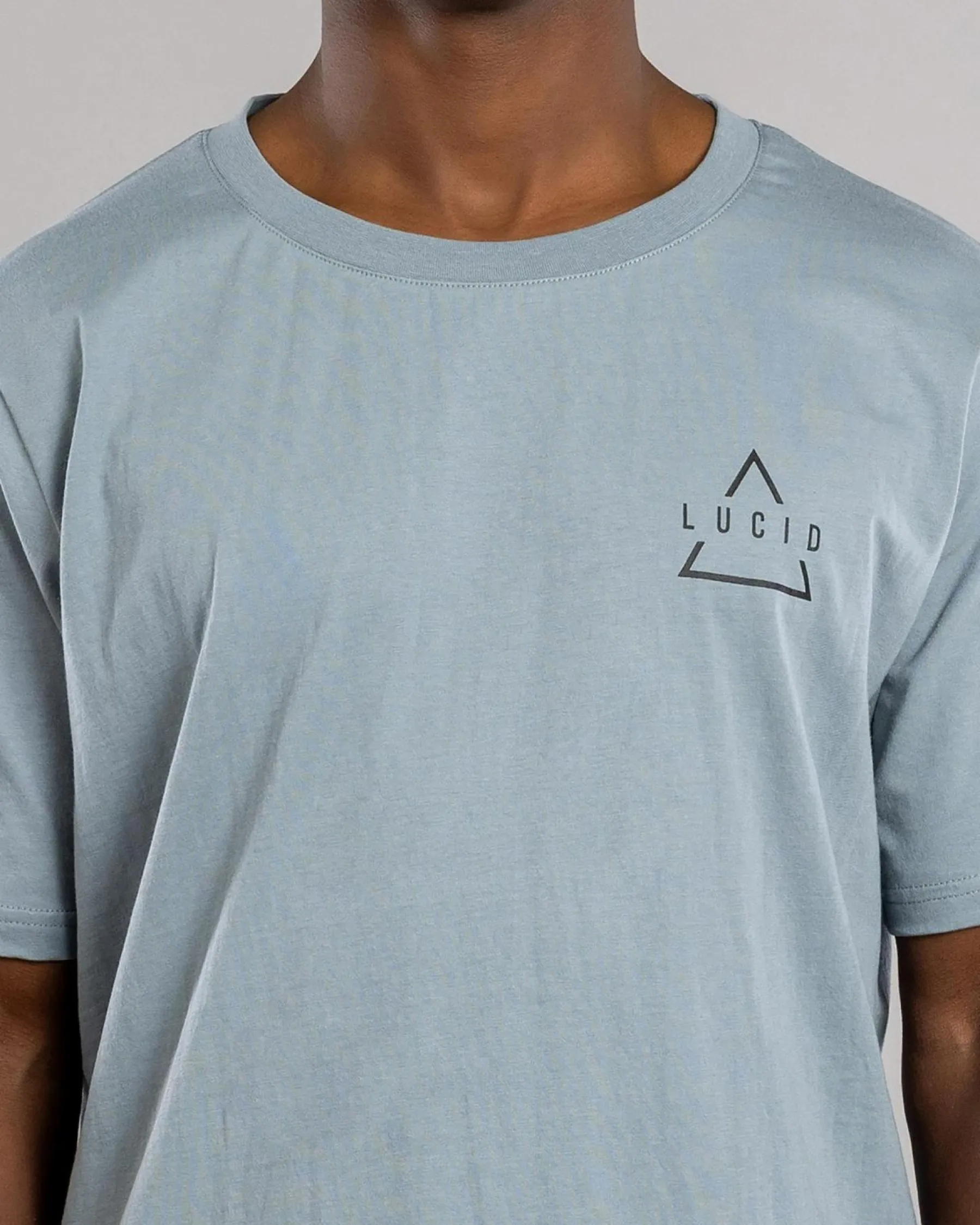 Tops & T-Shirts*Lucid Aperture T-Shirt Mineral Blue