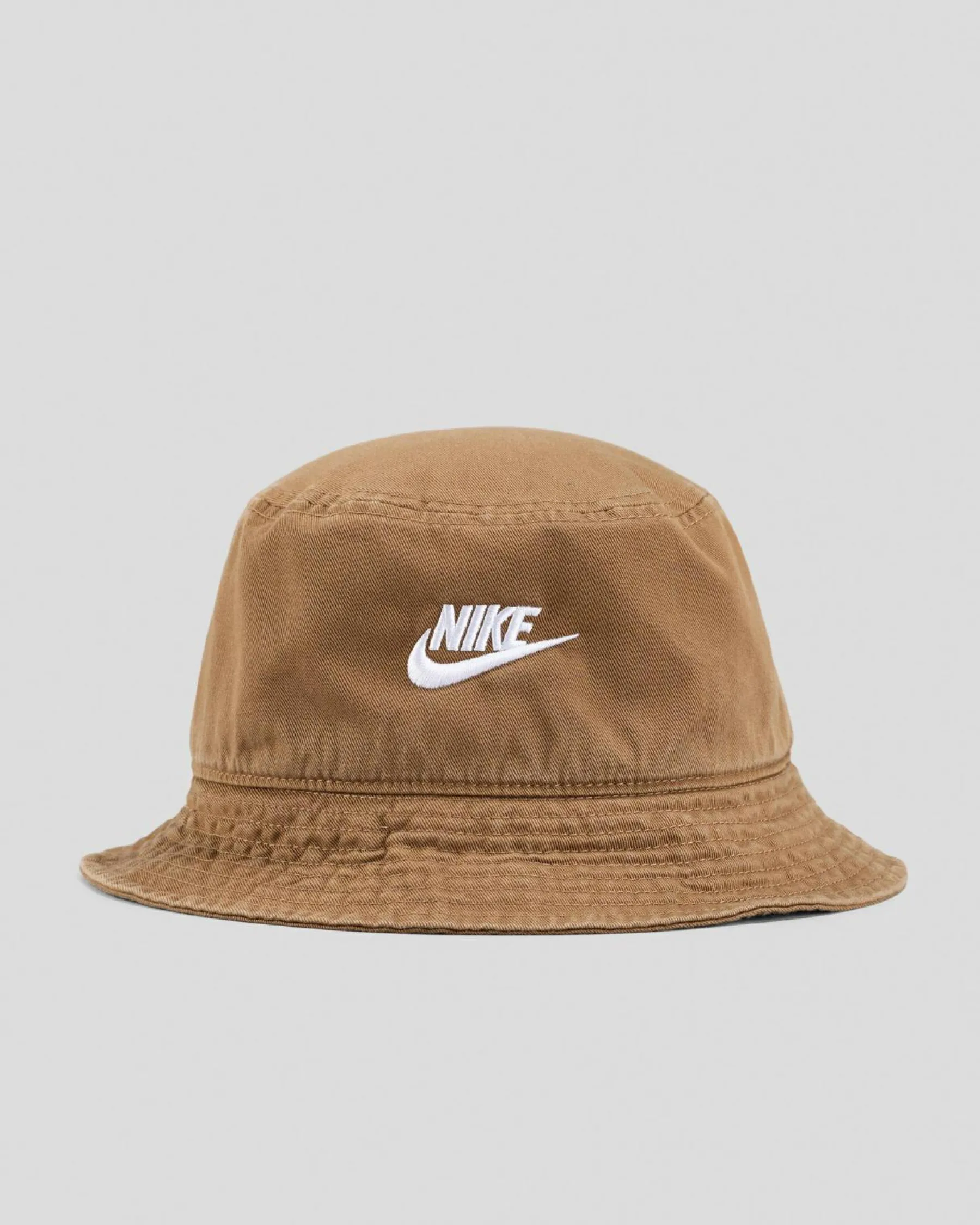 Headwear*Nike Apex Bucket Hat Mosswood Brown/white