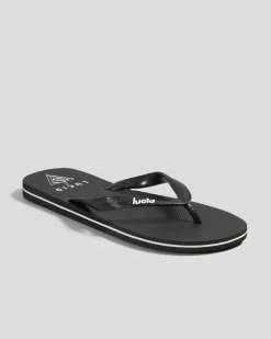 2 For Shoe Deals|Flip Flops & Sandals*Lucid Apex Thongs Black/white