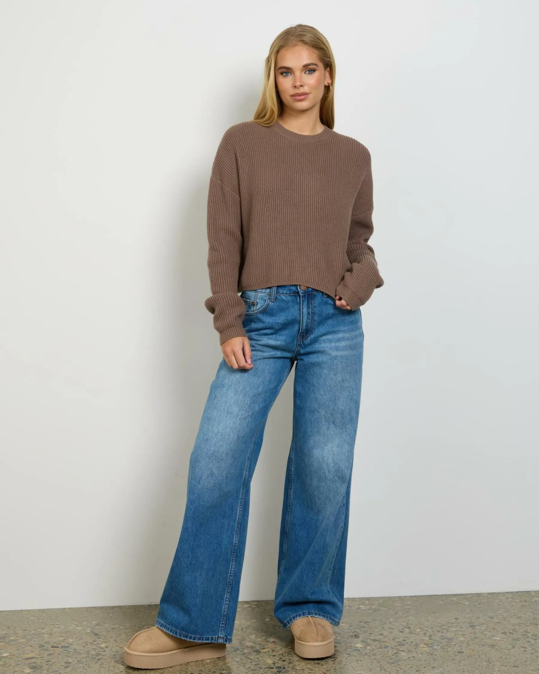 Apollo Crew Neck Knit Jumper Women Knitwear|Jumpers & Hoodies