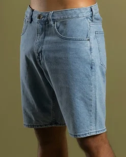 Denim|Shorts & Bottoms*Quiksilver Aqua Cult Aged Denim Shorts Ashley Blue
