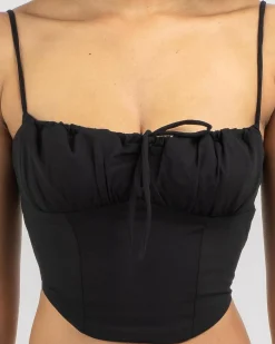 Tops*Mooloola Arabella Top Black