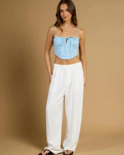 Tops*Mooloola Arabella Top Light Blue