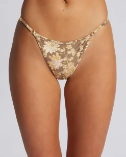 Bikinis*Rhythm Arcadia Paisley High Cut Bikini Bottom Chocolate