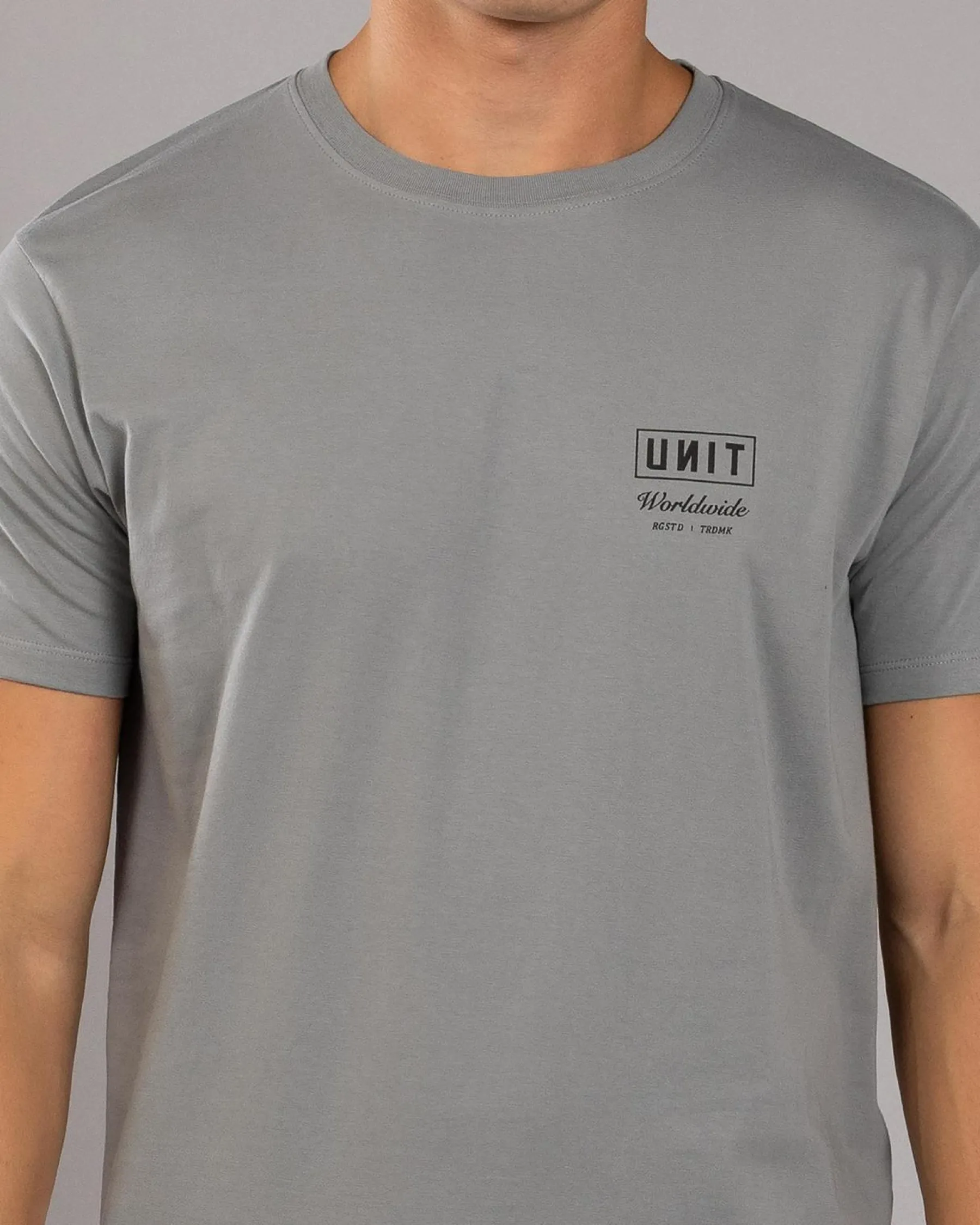 Tops & T-Shirts*Unit Arcadia T-Shirt Grey