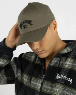 Headwear*Billabong Arch Flexfit 110 Snapback Cap Olive